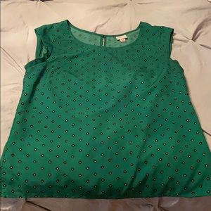 Green dressy blouse. Purchased from target.